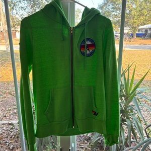 Rare Aviator Nation Happy Gilmore 2 Full Zip Cast and Crew Hoodie Size Small